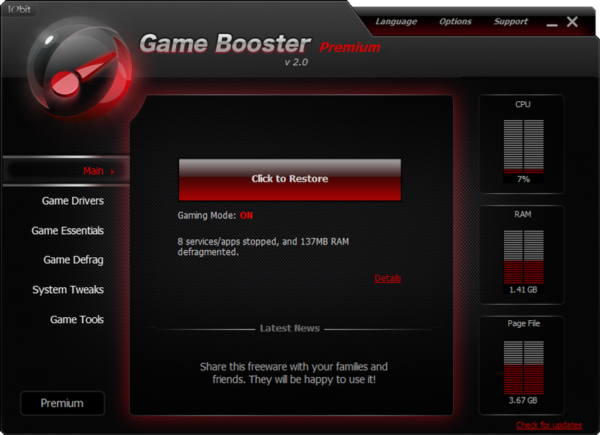 download iobit game booster