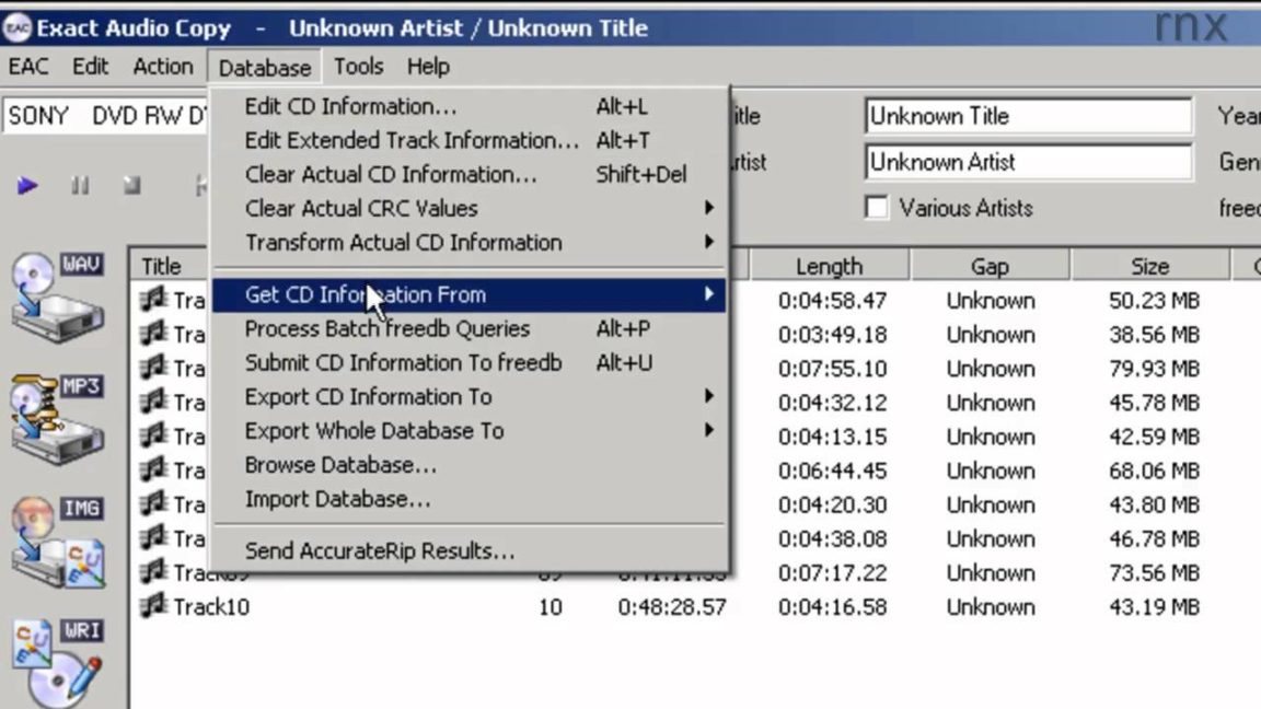 exact audio copy log file