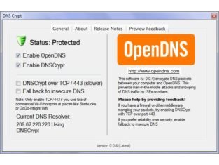 opendns dnscrypt disabled