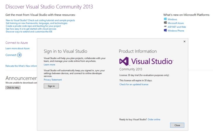 download visual studio professional 2013 with update 5