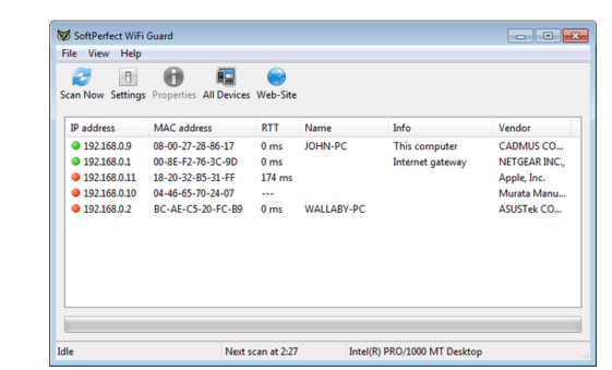 download the new for windows SoftPerfect WiFi Guard 2.2.2