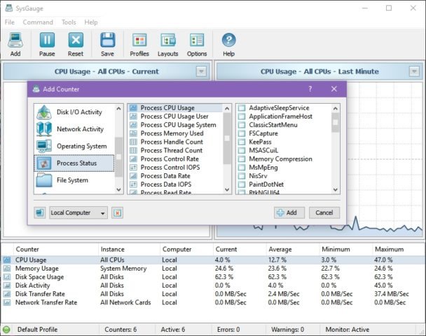 SysGauge Ultimate + Server 9.8.16 download the last version for windows