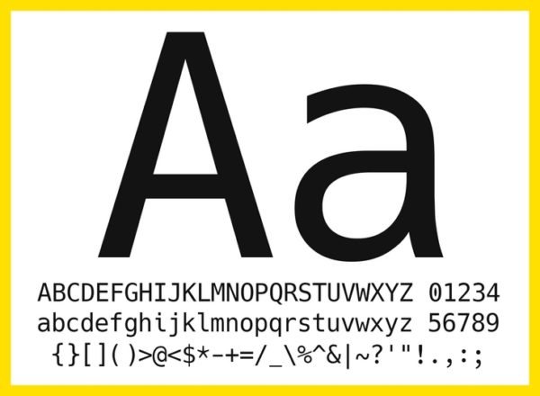 La tipografía perfecta para escribir código
