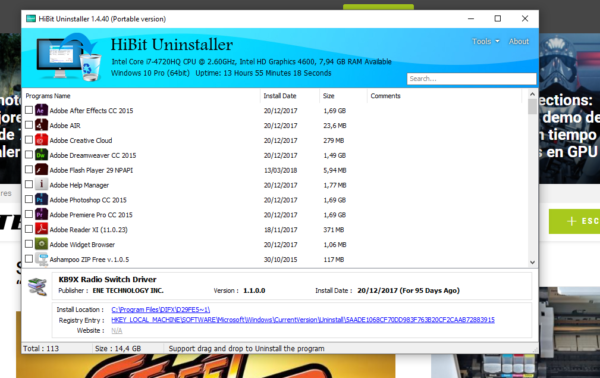 HiBit Uninstaller 3.1.40 download the new for windows