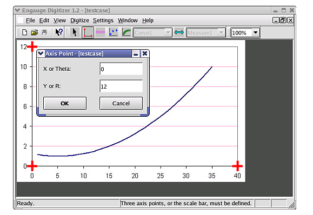 engauge digitizer point match