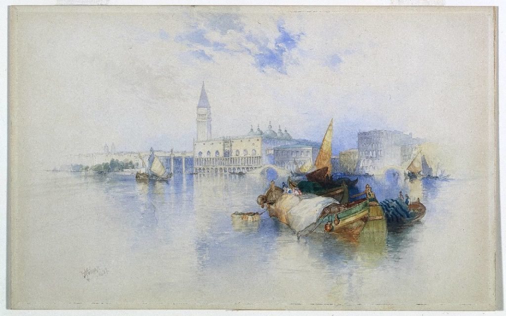 «Cuenca de San Marcos, Venecia» - Thomas Moran, 1897