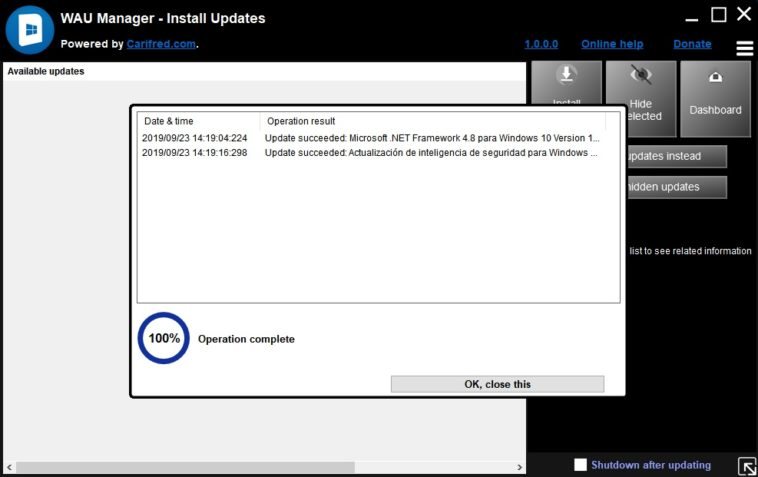 WAU Manager (Windows Automatic Updates) 3.4.0 for ios download