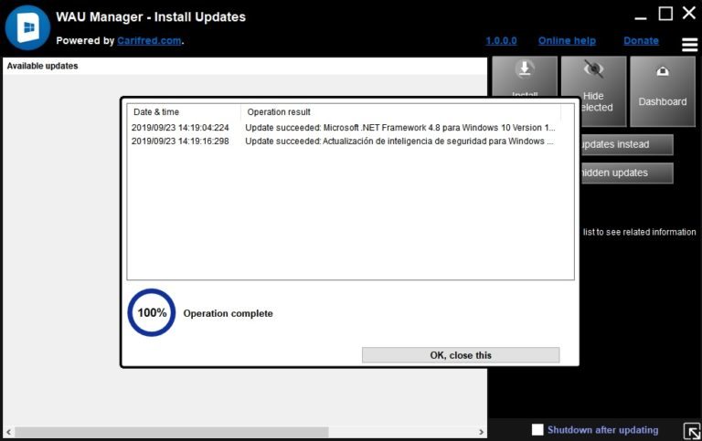 for iphone download WAU Manager (Windows Automatic Updates) 3.4.0 free