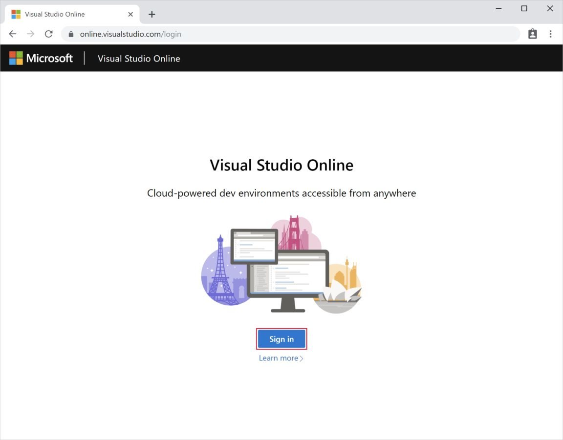 ms visual studio online