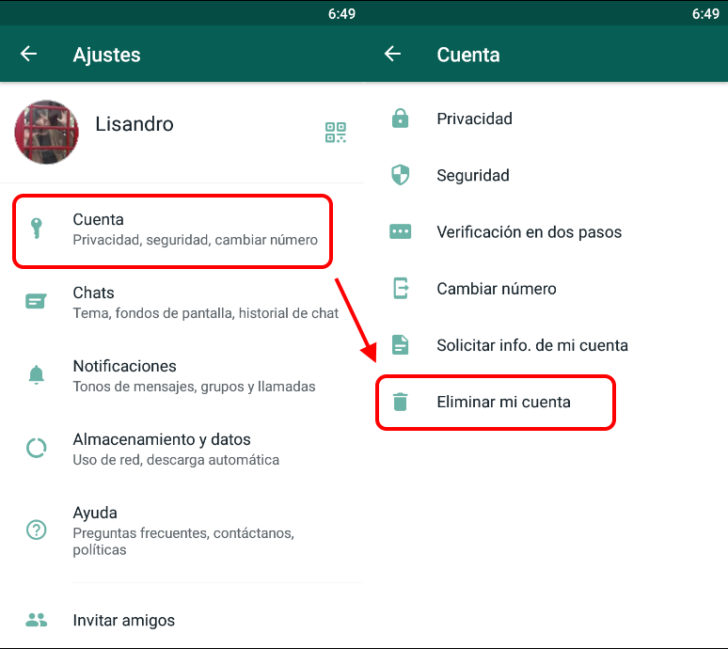 Cómo Eliminar Tu Cuenta De Whatsapp Neoteo 1290