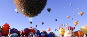 Cuántos globos necesitas para que la casa de Up flote