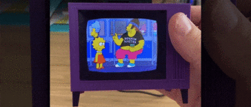 Mini TV Los Simpsons