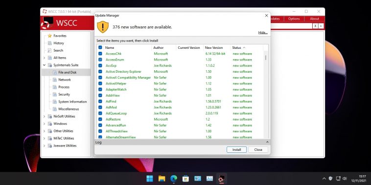 Windows System Control Center 7.0.7.2 free instals