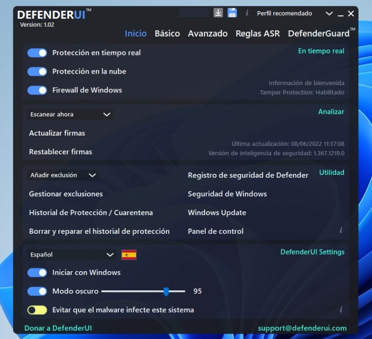 DefenderUI 1.14 instal the new