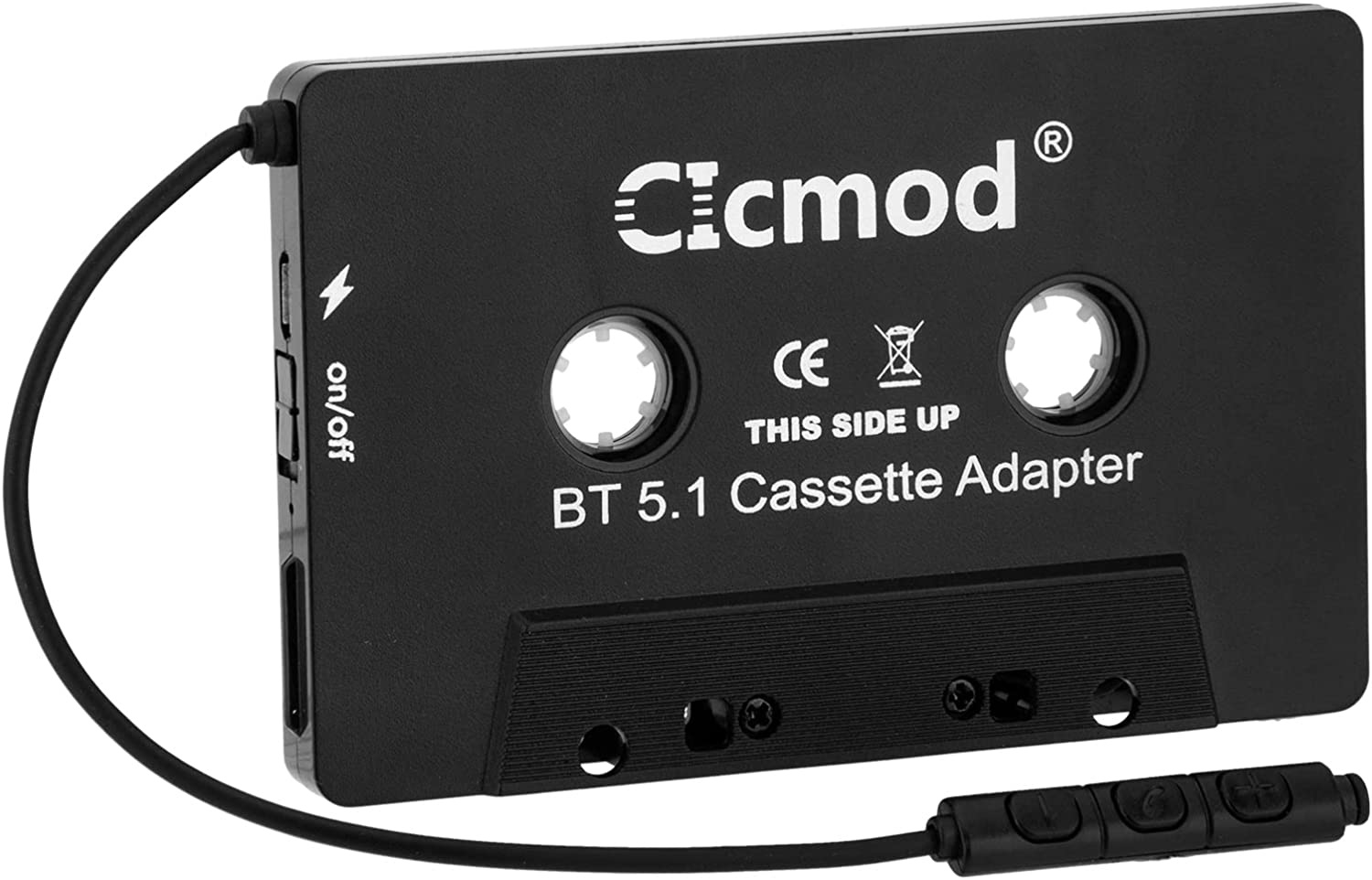 Adaptador de cassette Bluetooth receptor de cassette de audio para coche  popular Cassette Bluetooth Adaptador - China Adaptador de cassette para  coche y reproductor de audio para coche precio