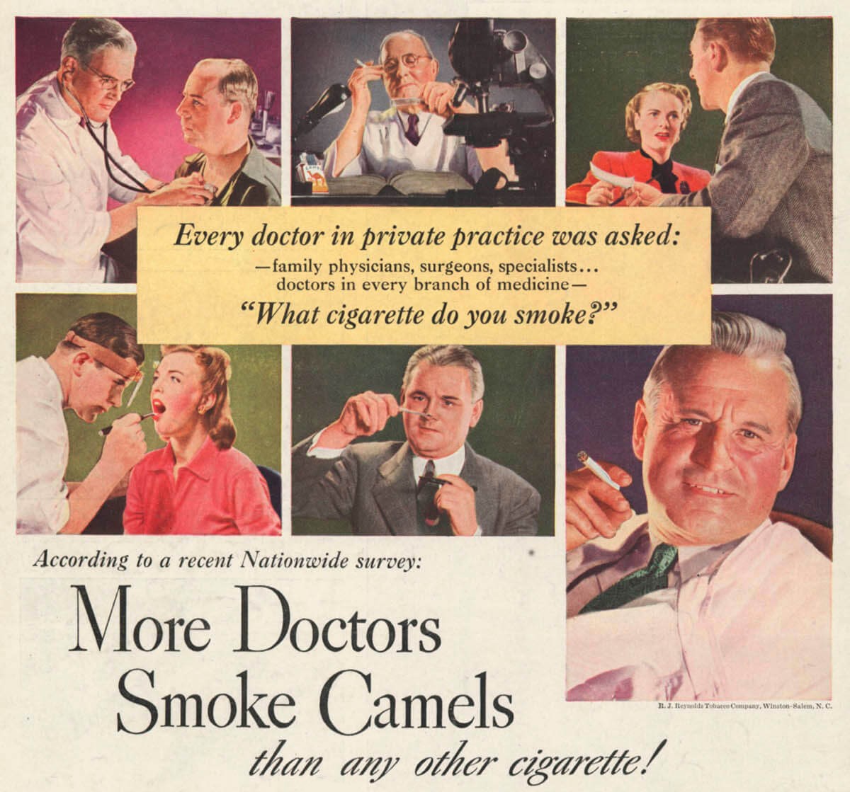 Publicidades de cigarros de antaño: Cuando los médicos «recomendaban» fumar tabaco