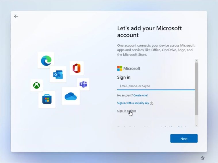 Microsoft bloquea el «truco del e-mail» para crear cuentas locales en Windows 11