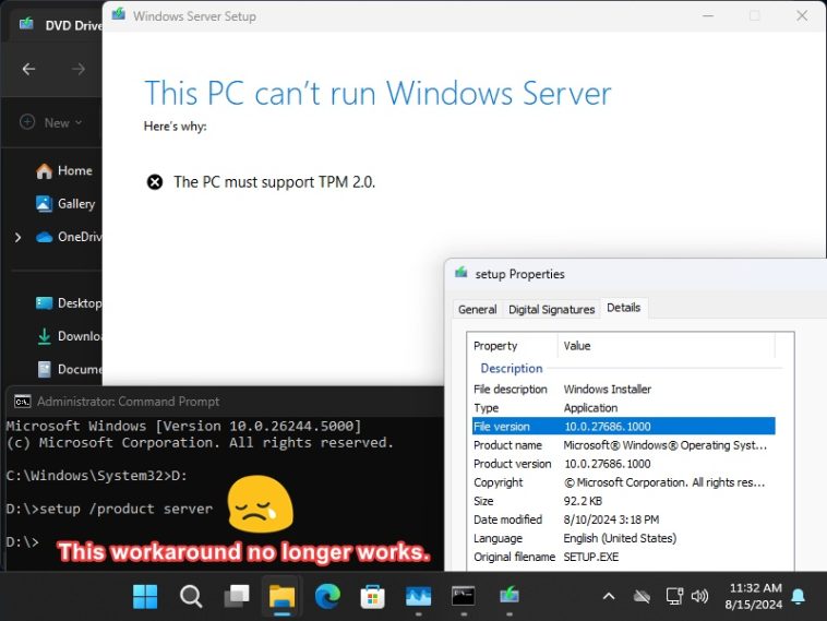 Microsoft bloquea bypass de TPM en el último build Insider de Windows 11