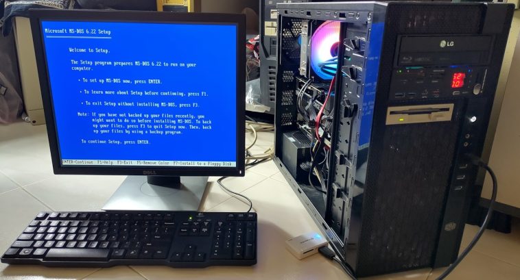 Instalando MS-DOS en un ordenador moderno