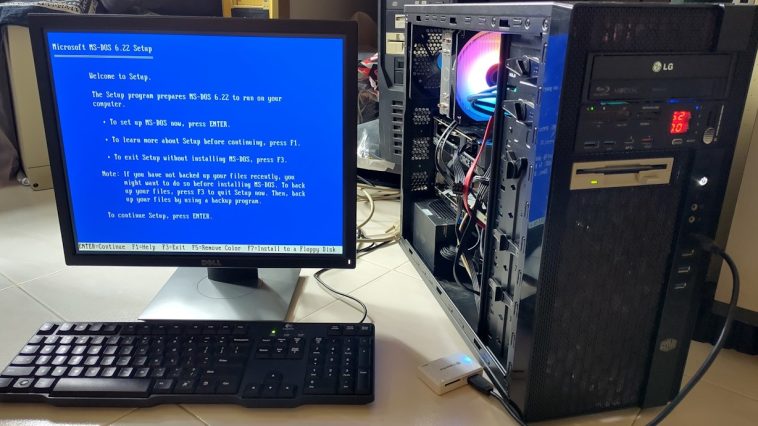 Instalando MS-DOS en un ordenador moderno