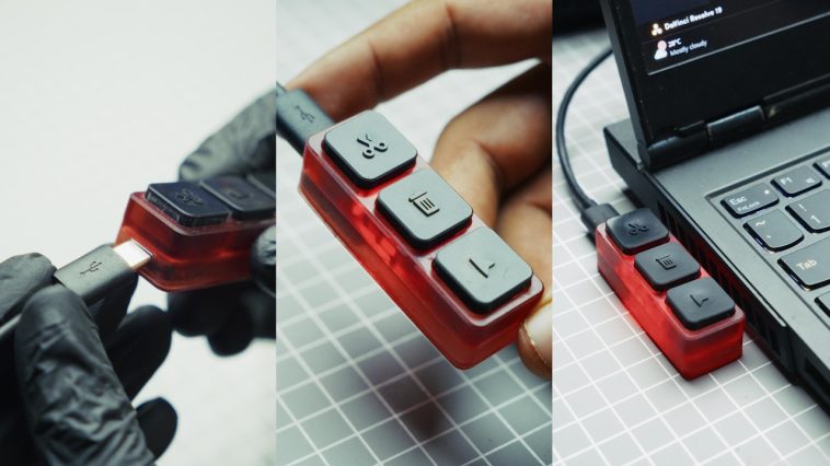 Construye tu propio mini teclado con tres teclas programables