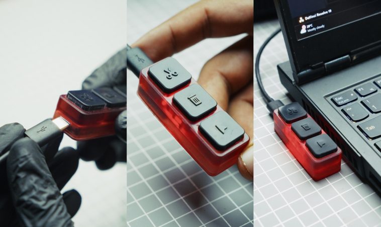 Construye tu propio mini teclado con tres teclas programables