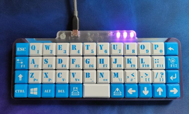 Micro Planck: ¿Es posible imprimir un teclado en 3D?