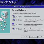 El «setup» de Windows 95 usaba tres sistemas operativos. ¿Por qué?