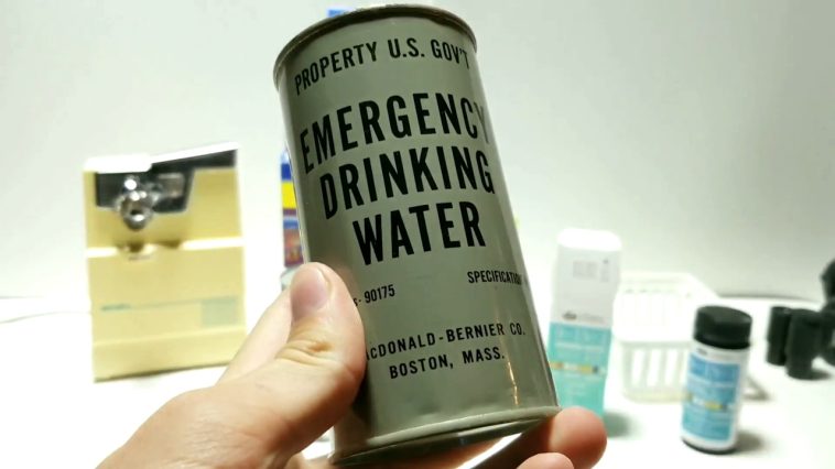 Agua enlatada de los años ‘50: ¿Potable, o veneno puro?