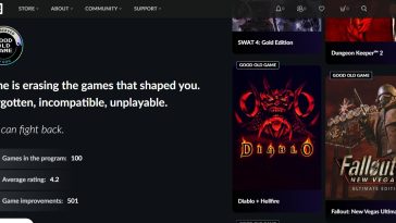 GOG inicia un nuevo Programa de Preservación para proteger juegos clásicos