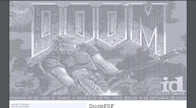 ¿Doom en un PDF? Sí, Doom en un PDF