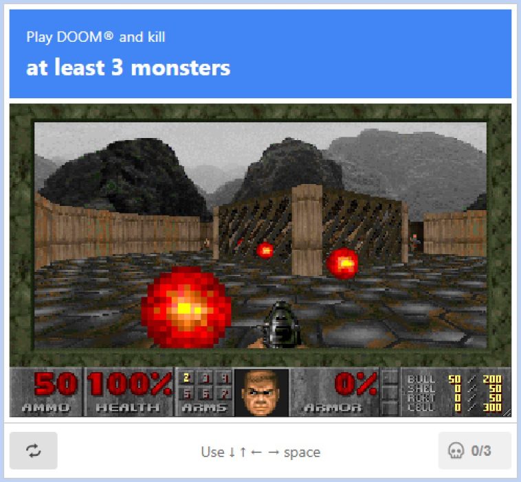 El Captcha más extremo: Doom en Nightmare